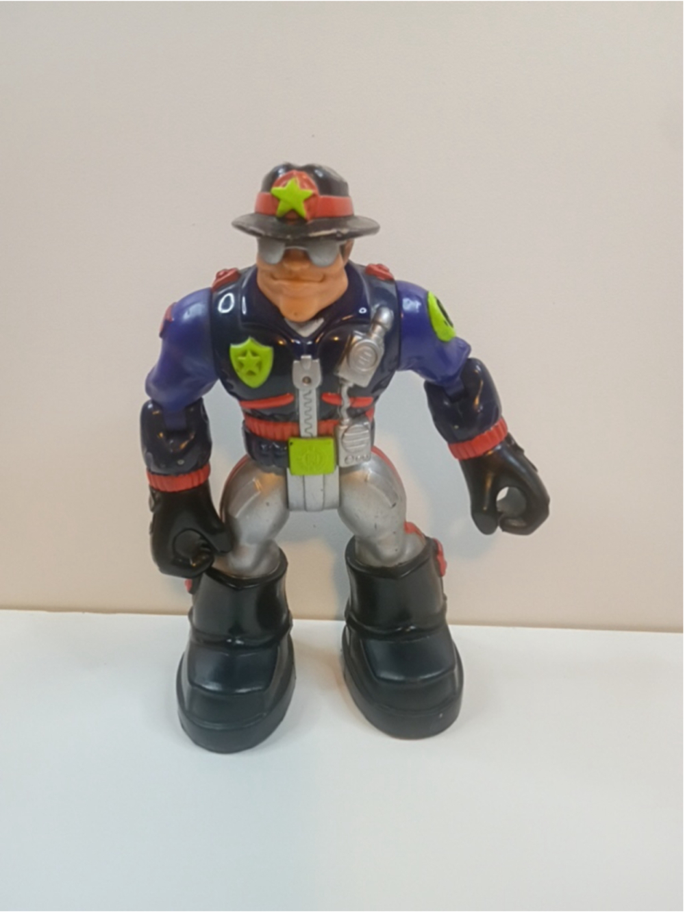 Fisher-Price rescue hero Jake Justice firefighter action figure pre-owned